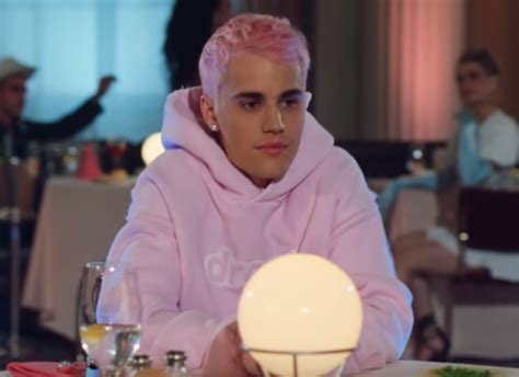 justin bieber music video pink fashion