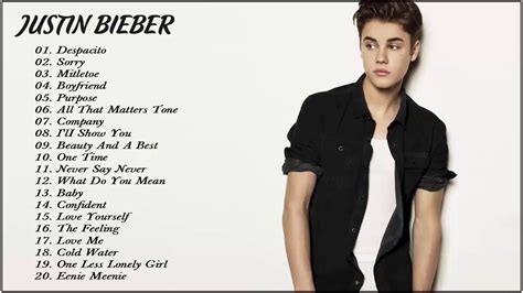 justin bieber old songs list