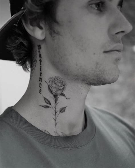 Why Justin Bieber Decided To Get A Rose Tattoo On His Neck