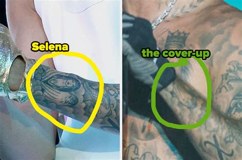 Justin Bieber And Selena Gomez’s Tattoo Before And After