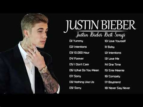 justin bieber songs 2021 list