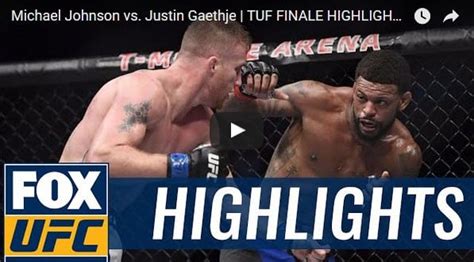 justin gaethje vs michael johnson full fight