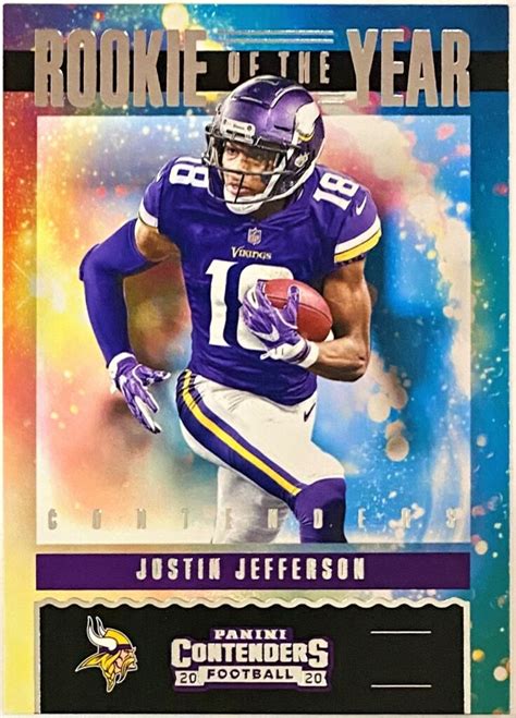 justin jefferson panini rookie card