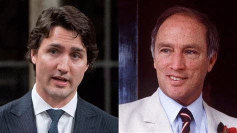 justin trudeau and his dad