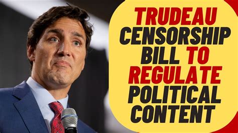 justin trudeau censorship bill