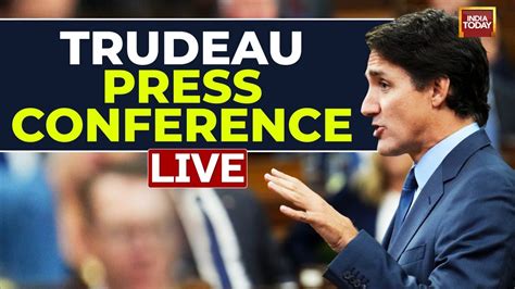 justin trudeau press conference live