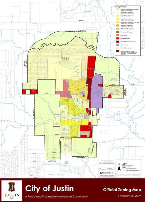 Justin Tx Zoning Map