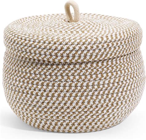 Jute Storage Baskets With Lids