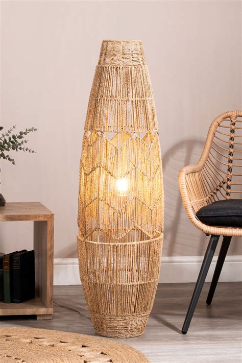 Jute String Floor Lamp