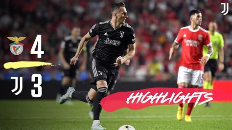 juventus vs benfica highlights youtube