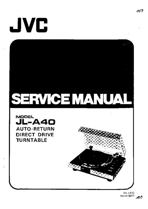 Jvc Jl A20 Owners Manual