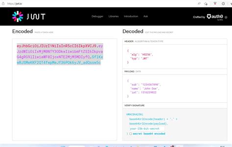 jwt decode javascript library