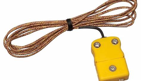Ktype Thermocouple with Kapton insulation 3 ft long