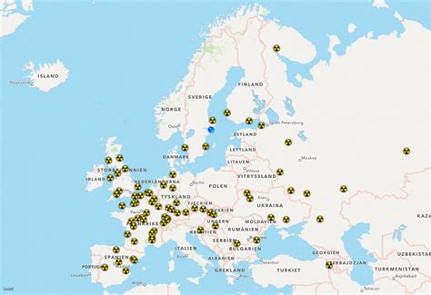 Kärnkraftverk I Europa Karta hypocriteunicorn