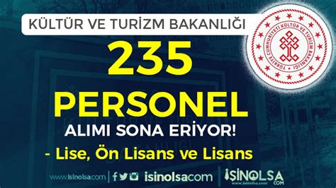 kültür bakanlığı personel alımı sonuçları