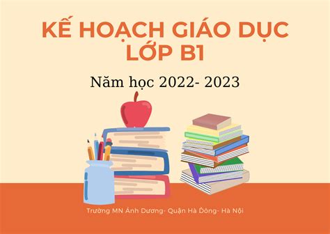 kế hoạch giáo dục