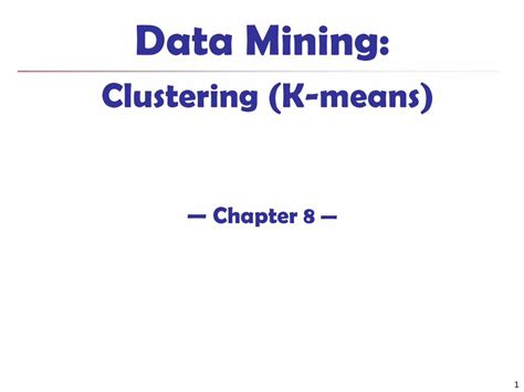 k means partitioning method in data mining