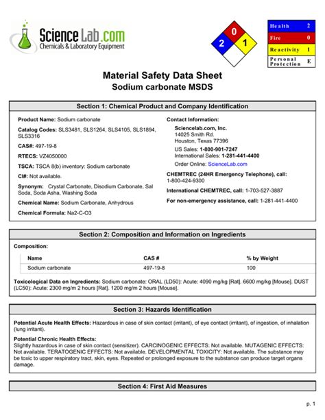 k sds sheet for chemicals