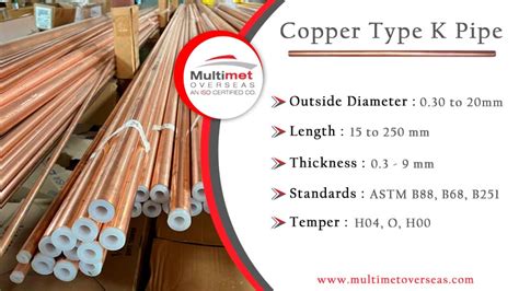 k type copper pipe