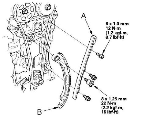 K20 Timing Chain Guide Torque Specs