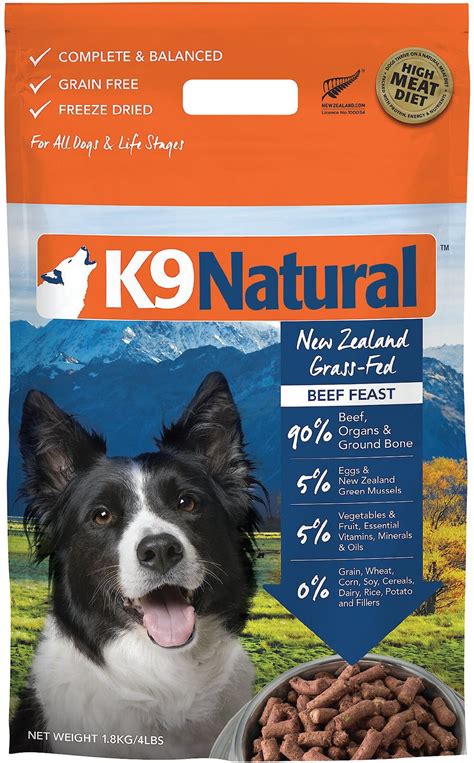 k9 natural raw dog food