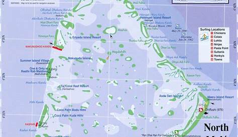 Kaafu Atoll Map •