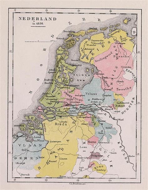 kaart nederland door de jaren heen