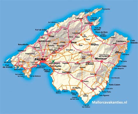 Mapas Detallados de Mallorca para Descargar Gratis e Imprimir