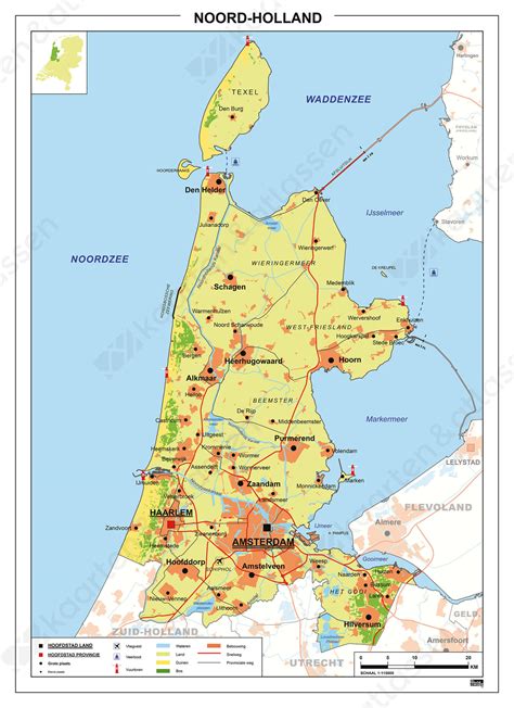 kaart van noord nederland