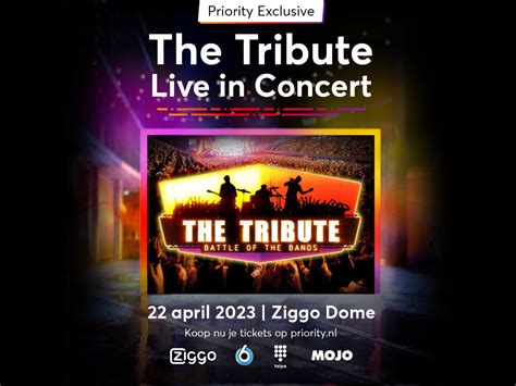 kaartjes tribute bands ziggo dome