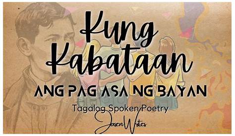 Blog Poetry And Notion Ang Kabataan Ang Pag Asa Ng Bayan | Hot Sex Picture