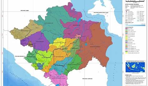 Dasar Dasar Ilmu Tanah: Peta Batas Administrasi Propinsi Sumatera Selatan