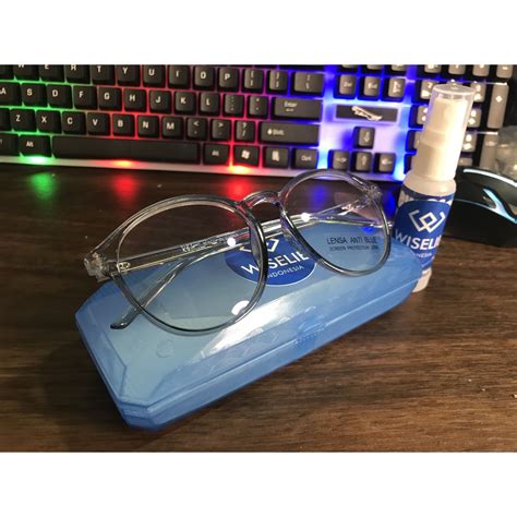 Kacamata Anti Radiasi Komputer Hp Tv Game Lensa Antiradiasi Laptop
