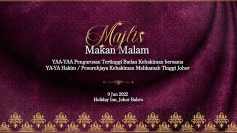 kad jemputan majlis makan malam