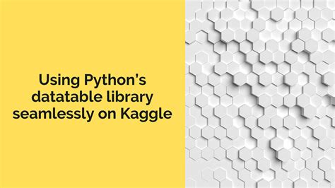 kaggle python for data science