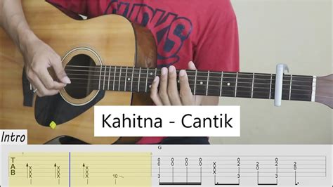 Kunci gitar Kahitna Cantik