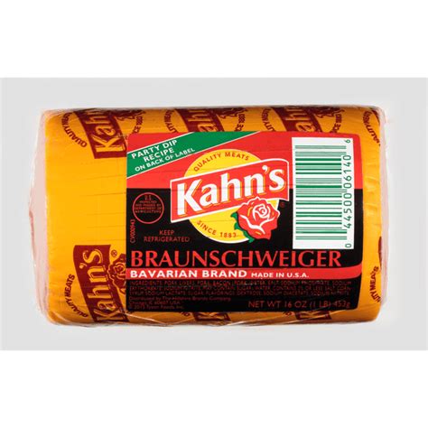 kahn's braunschweiger where to buy