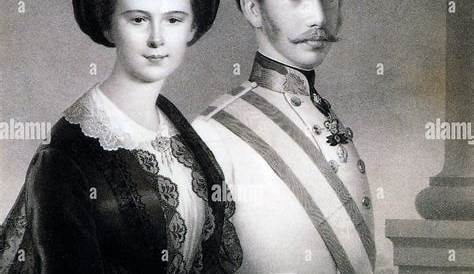 Kaiser FRANZ JOSEPH i. von Österreich mit seiner Frau Elizabeth über