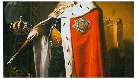 König Friedrich von Württemberg nach einem Gemälde von Johann Baptist
