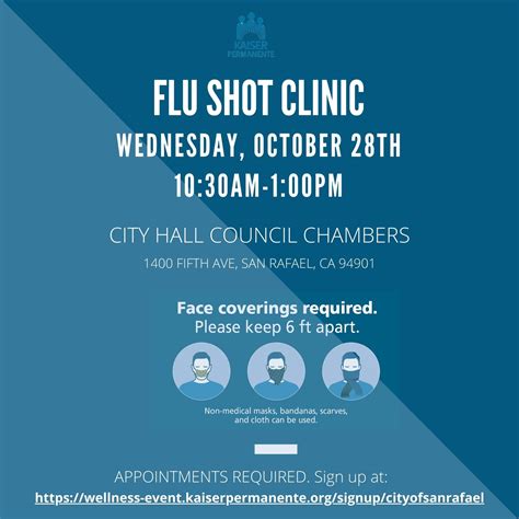 kaiser flu shot clinic 2019