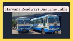 kaithal haryana roadways time table