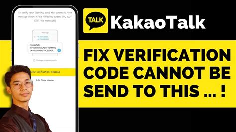 kakaotalk can't send verification code philippines