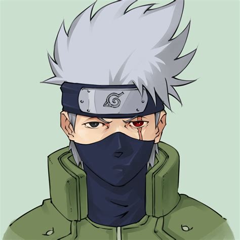 kakashi face sketch