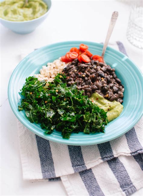 Kale Black Beans Avocado