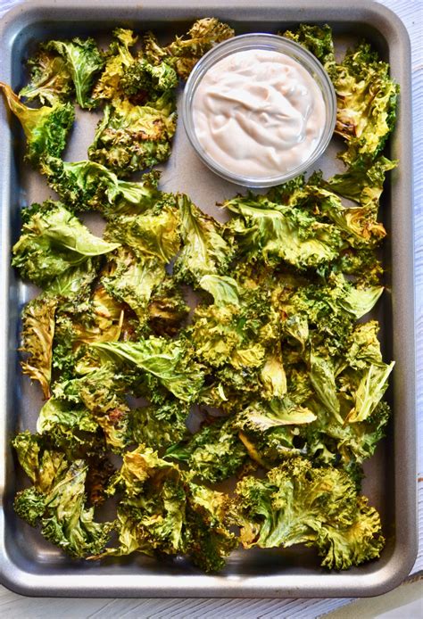 Kale Chips And Dip