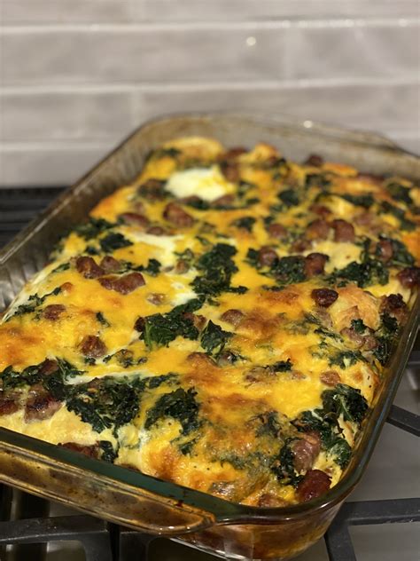 Kale Egg Breakfast Casserole
