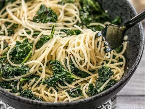 Kale Pasta Parmesan