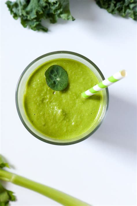 Kale Spinach Green Smoothie