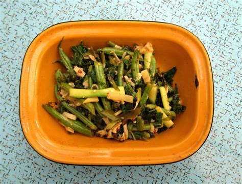 Kale Zucchini Green Beans