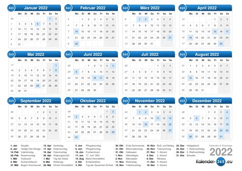 Kalender 2022 Duits Maandag Stockvectorkunst en meer